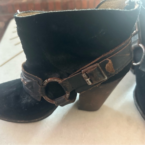 Leather/suede black freebird by Steve Madden  boots size 10 - Picture 5 of 5
